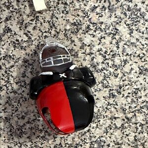 Jingle Buddies Red and Black Atlanta Falcons Football Player Ornament NEW